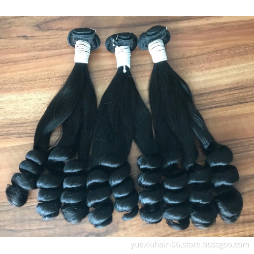 Wholesale 12A Grade Super Double Drawn Raw Virgin Hair Cuticle Aligned 100% Brazilian Bone Straight Vietnamese Human Hair